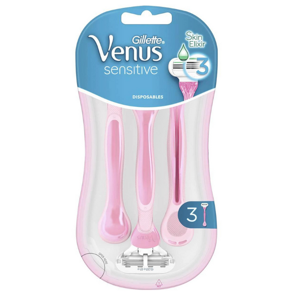 Gillette Venus Sensitive Disposable 3 Razors