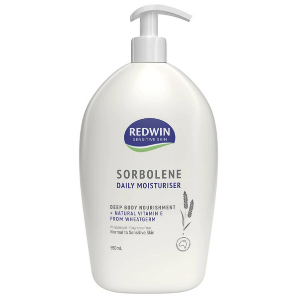 Redwin Sorbolene Daily Moisturiser Normal To Sensitive Skin 550ml