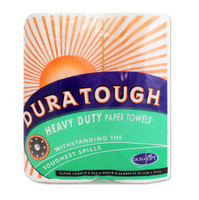 Duratough Heavy Duty 2 Ply Paper Towels 60 Sheets 2 Rolls