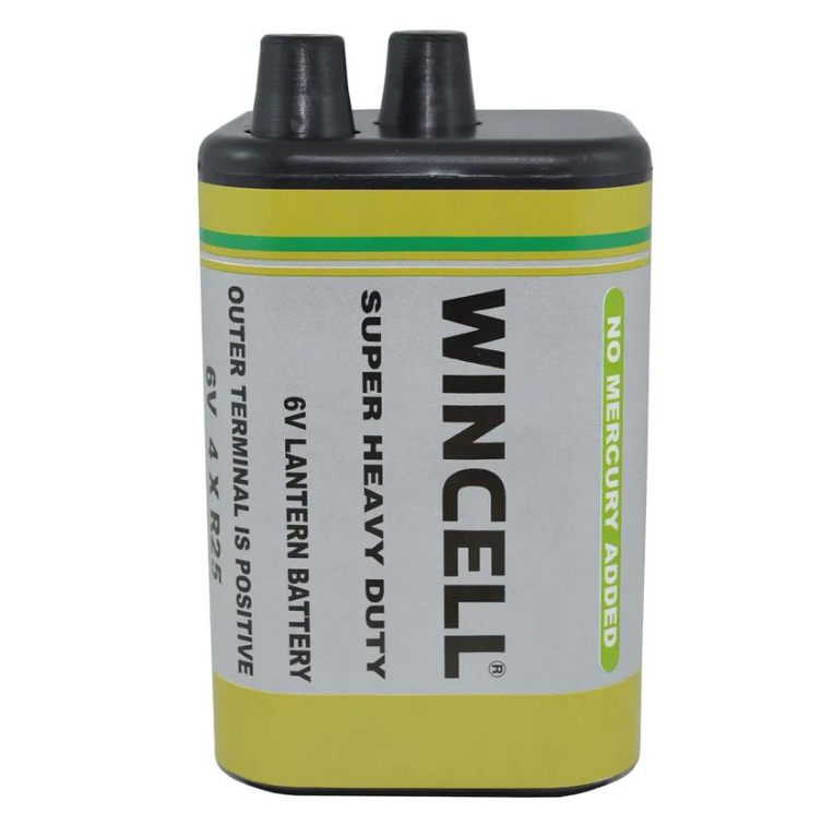 Battery R25 Purchase Wincell Super Heavy Duty 6V 4 X R25 Lantern Battery Online ...