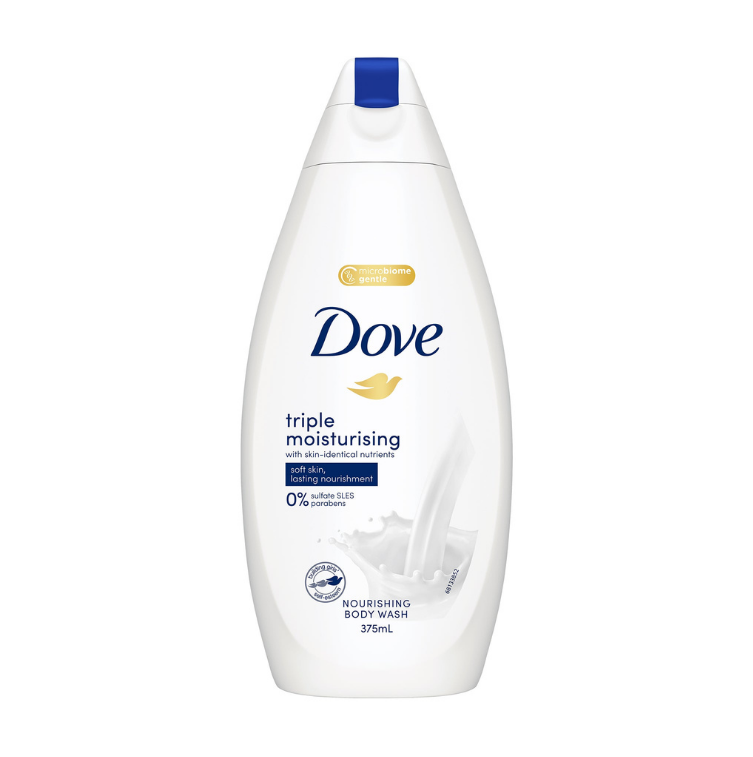 Dove Triple Moisturising Nourishing Body Wash 375ml