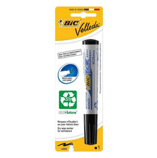 Bic Velleda Whiteboard Marker Black Large