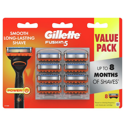 Gillette Fusion 5 Power Razor Blades 8 Cartridge