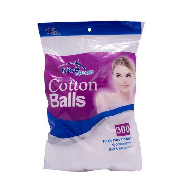 Nice Clean Cotton Balls 300 Pack