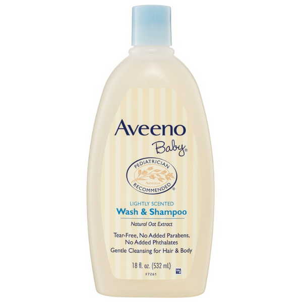 Aveeno Baby Lightly Scented Wash & Shampoo 532ml