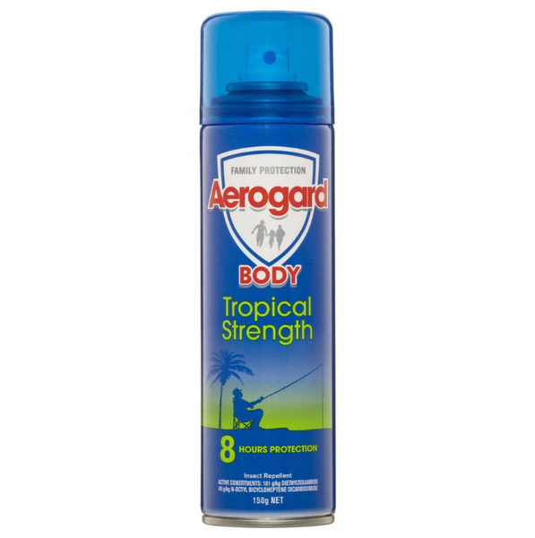 Aerogard Body Tropical Strength Aerosol Insect Repellent 150g