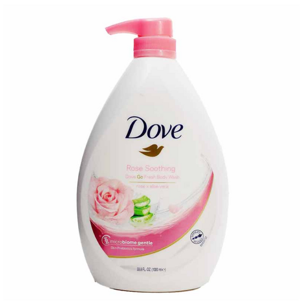 Dove Rose Soothing Go Fresh Body Wash 1000ml