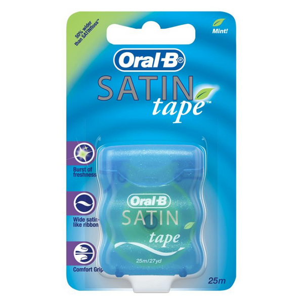 Oral-B Satin Tape Dental Floss Mint 25m