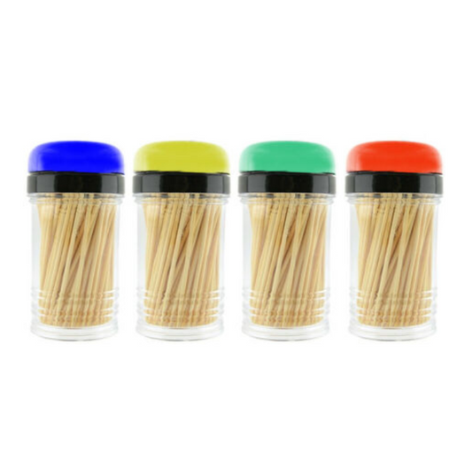 Bamboo Toothpicks 150 x 4 Bottles Pack