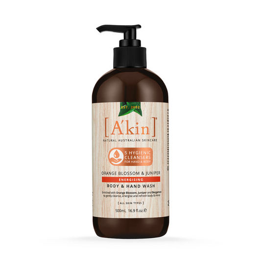 A'kin Orange Blossom & Juniper Energising Body & Hand Wash 500ml