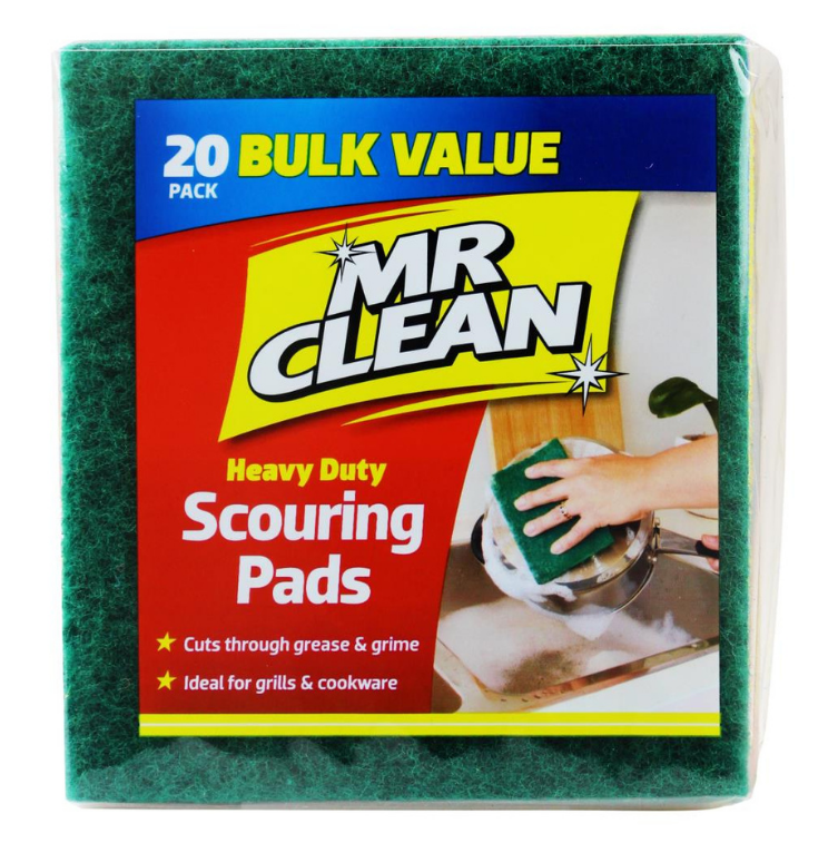 Mr Clean Heavy Duty Scouring Pads Bulk Value 20 Pack JWN Shop