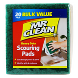 Mr Clean Heavy Duty Scouring Pads Bulk Value 20 Pack