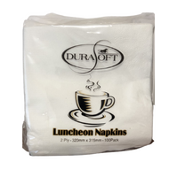 Durasoft Luncheon Napkins 2 Ply 320mm x 315mm 100 Pack