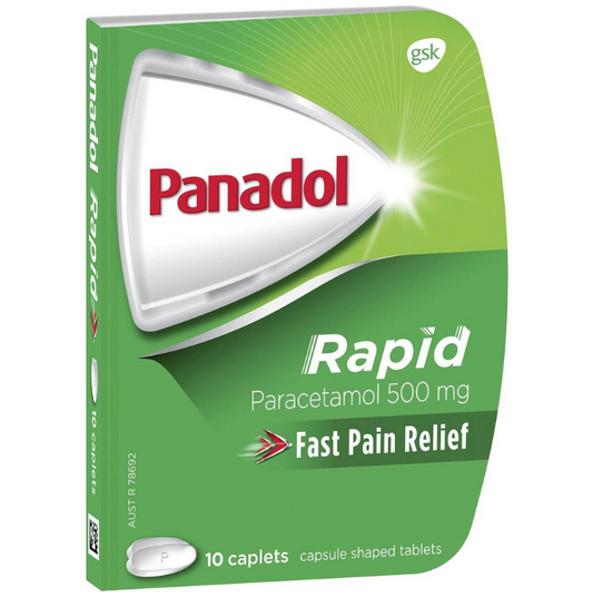 Panadol Rapid Paracetamol 500mg 10 Caplets