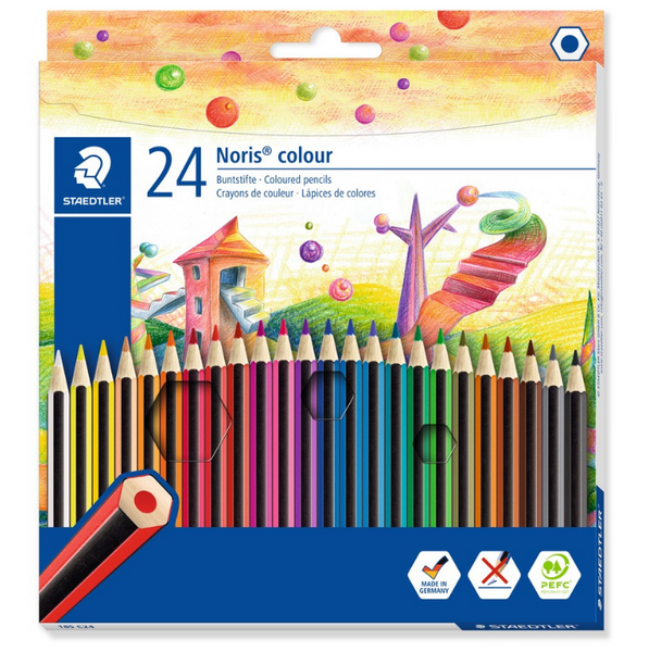 Staedtler Noris Coloured Pencils 24 Pack