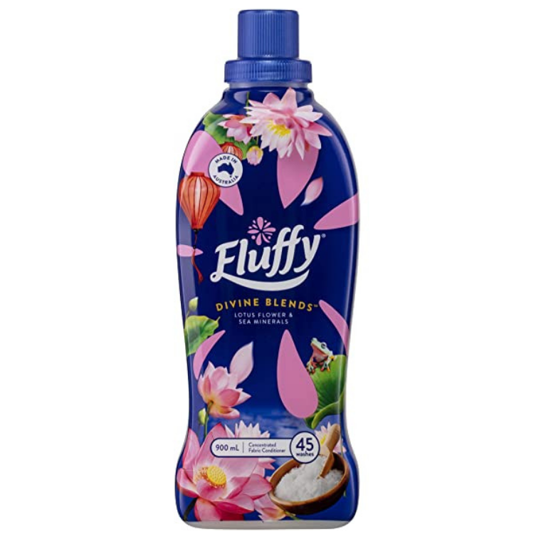 Fluffy Divine Blends Lotus Flower & Sea Minerals Fabric Softener 900ml