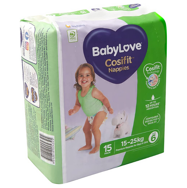 Baby love hot sale nappies size 6
