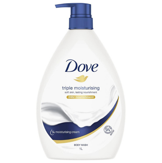 Dove Body Wash Triple Moisturising 24hr Nourishing 1L