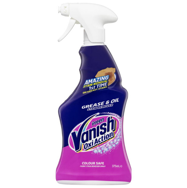 Vanish Preen Grease & Oil Stain Remover Spray 375ml