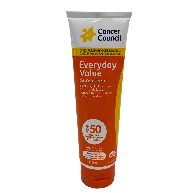 Cancer Council Everyday Value Sunscreen SPF 50+ 110ml