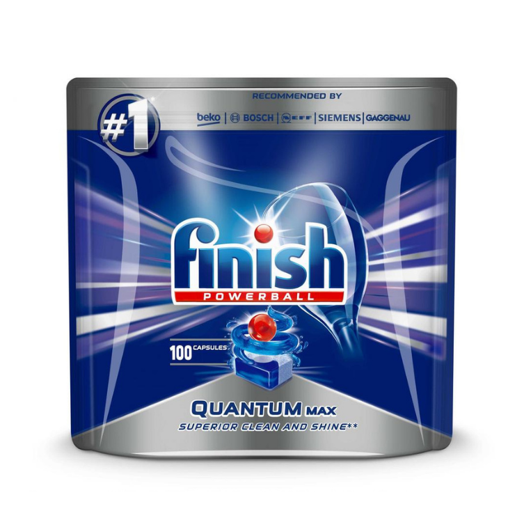 Finish Powerball Quantum Max 100 Capsules