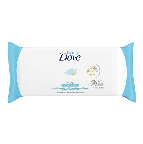 Dove Baby Wipes Rich Moisture 50 pack