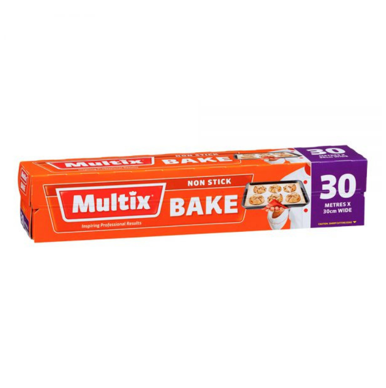 Multix Non Stick Bake Paper 30m x 30cm