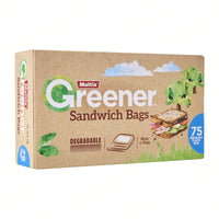 Multix Greener Degradable Sandwich Bags 75 Pack 18cm x 17cm