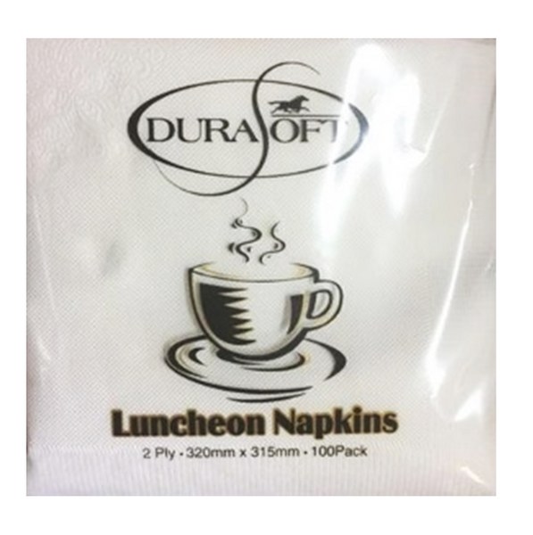 Durasoft Luncheon Napkins 2 Ply 320mm x 315mm 100 Pack