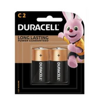 Duracell Alkaline Batteries C 2Pack