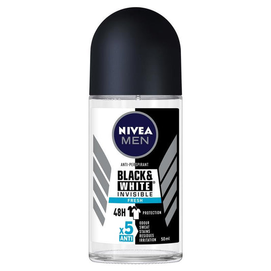 Nivea Men Roll On Black & White Invisible Fresh 50ml