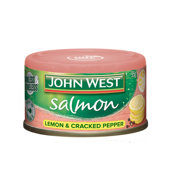 John West Salmon Lemon & Cracked Pepper 95g